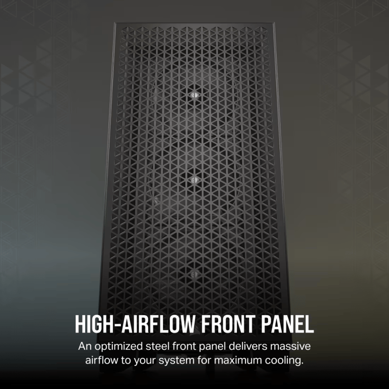 كيس Corsair 3000D Airflow Mid-Tower ATX Black - 4