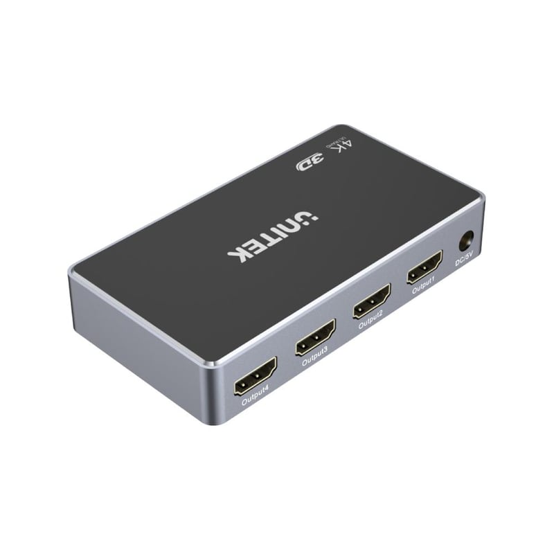UNITEK HDMI Splitter 1 In-to-4 Out 4K Adapter - 3