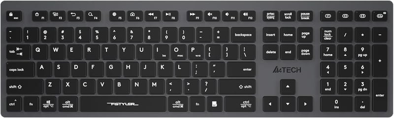 A4Tech Fstyler FBX50C Full-Size Wireless Keyboard Dual-Mode - 11