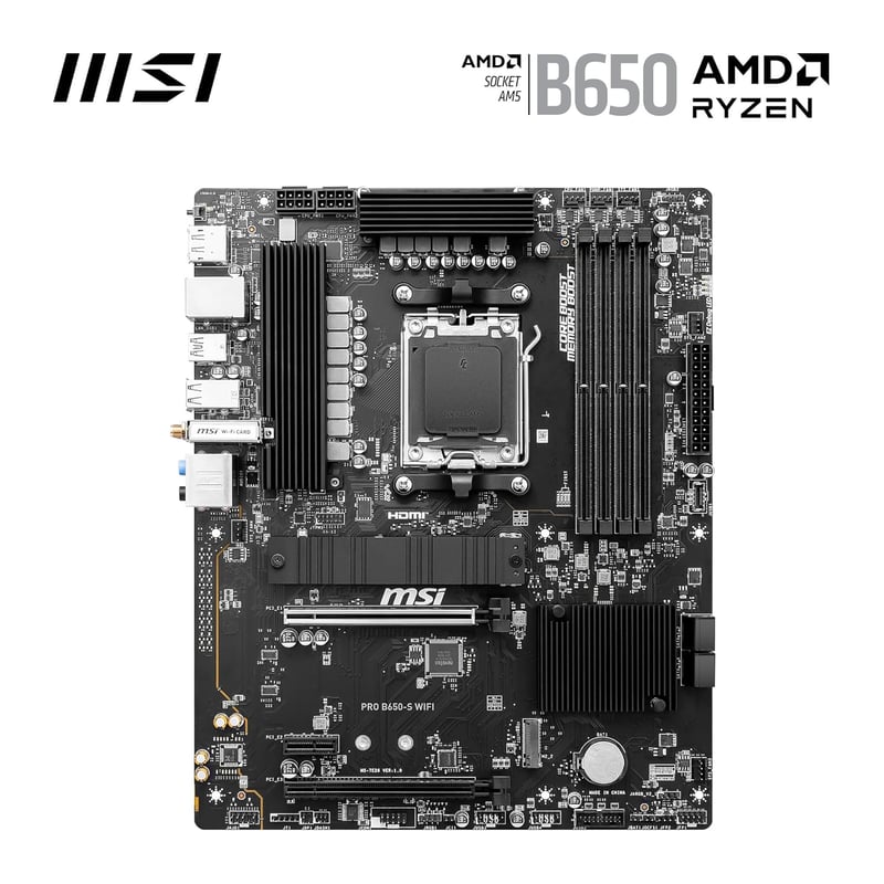 لوحة أم MSI PRO B650-S AMD B650 AM5 ATX - 2