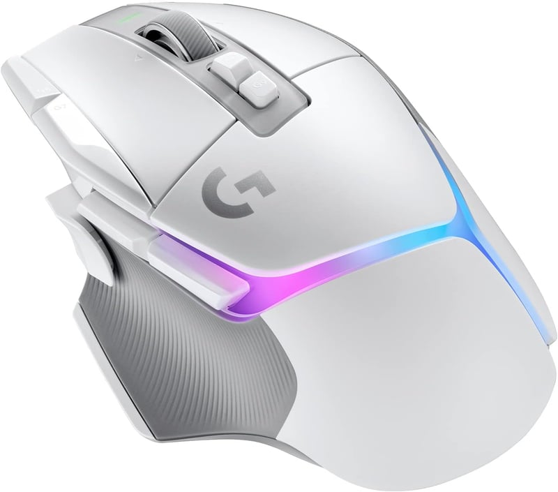 ماوس Logitech G502 X Plus 25600 DPI Lightspeed Wireless RGB أبيض - 18