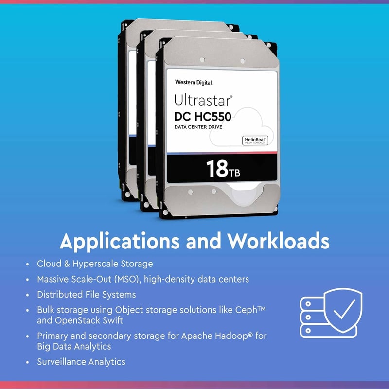 هارد WD Ultrastar DC 18TB SATA 3.5 انج - 5