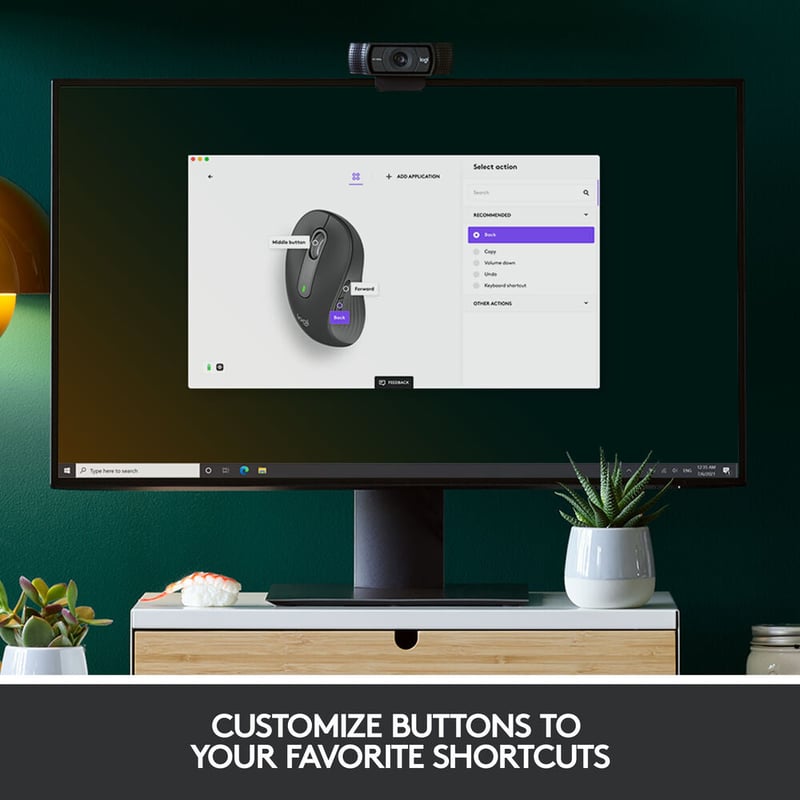 ماوس Logitech Signature M650 L لاسلكي 4000 DPI جرافيت - 5