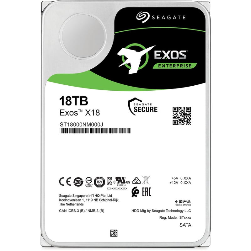 هارد Seagate Exos X18 18TB SATA 3.5 انج - 3