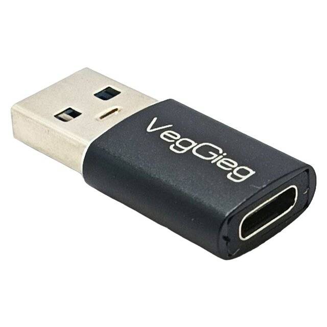 محول VegGieg V-S122 USB 3.0 Male إلى Type-C Female - 3