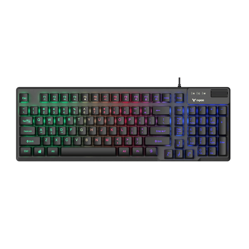 Rapoo V125S 4-in-1 Gaming Combo Wired RGB Mouse Headset Keyboard & Pad - 3