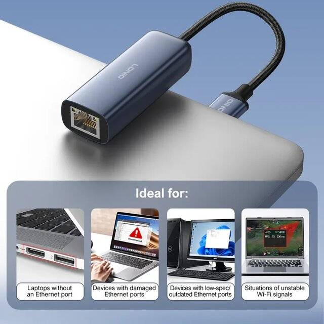 محول LDNIO RJ-01U USB 3.0 إلى Gigabit Ethernet - 4
