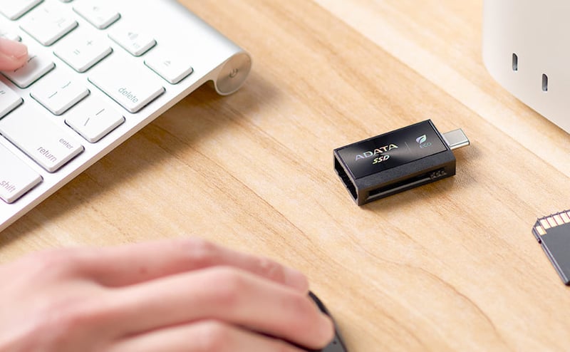 هارد خارجي ADATA SC730 1TB USB 3.2 Dual Connector 600MB/s أسود - 5