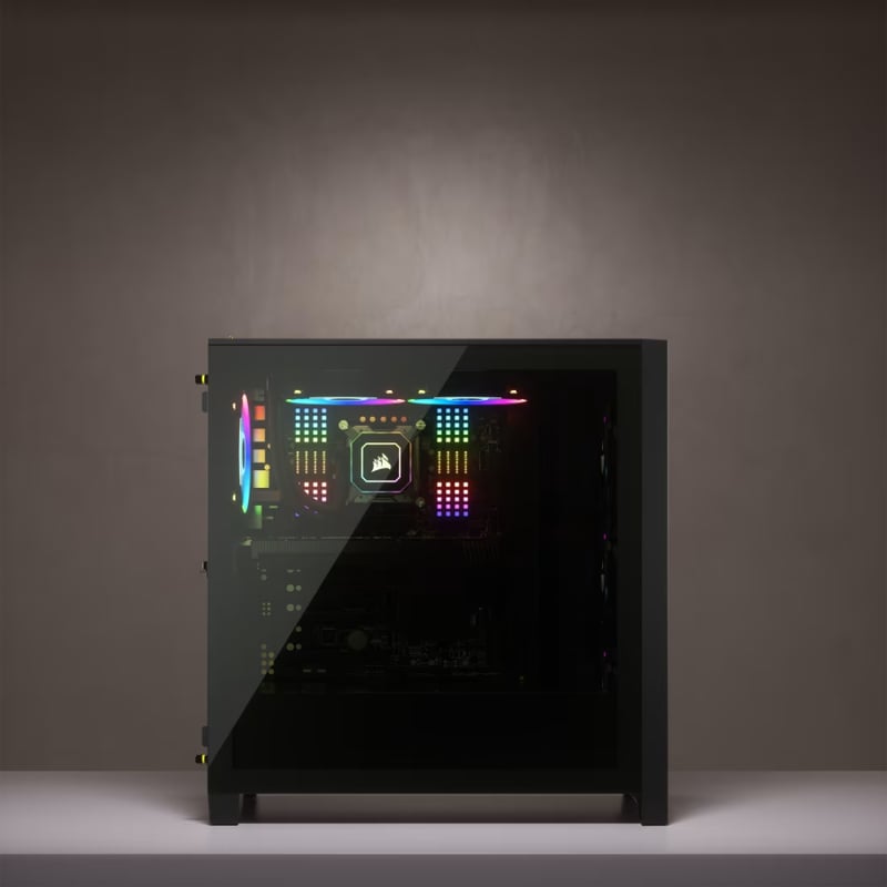 Corsair iCUE 4000D Mid-Tower Case Black Tempered Glass RGB - 5