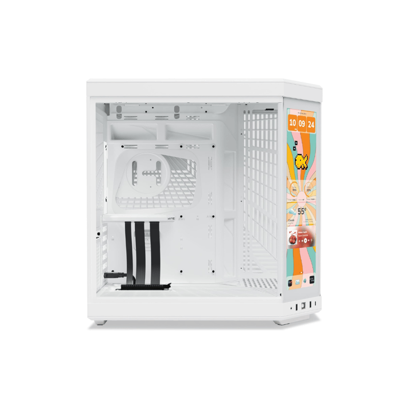 HYTE Y70 TOUCH INFINITE ATX MID TOWER CASE – SNOW WHITE - 4