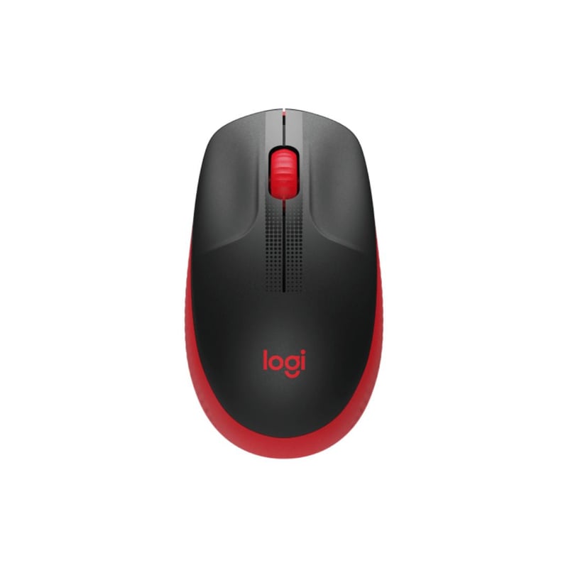 ماوس Logitech M190 1000 DPI لاسلكي أحمر - 1