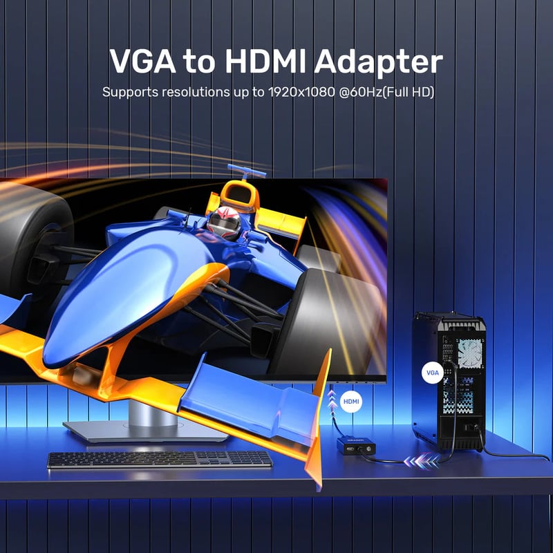 محول UNITEK VGA إلى HDMI - 7