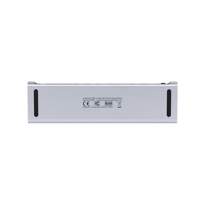 محول UNITEK UHB15 USB-C تريبل 4K KVM دوكينج ستيشن 100W PD - 4