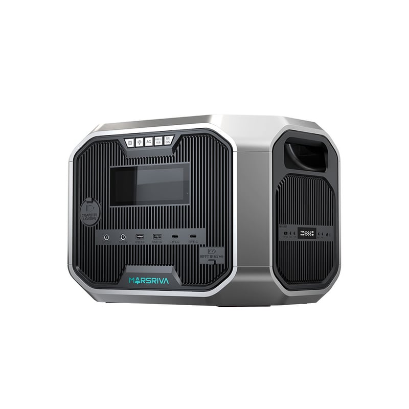 Marsriva MP12 1200W Portable Power Station 1254.4Wh LiFePO4 - 2