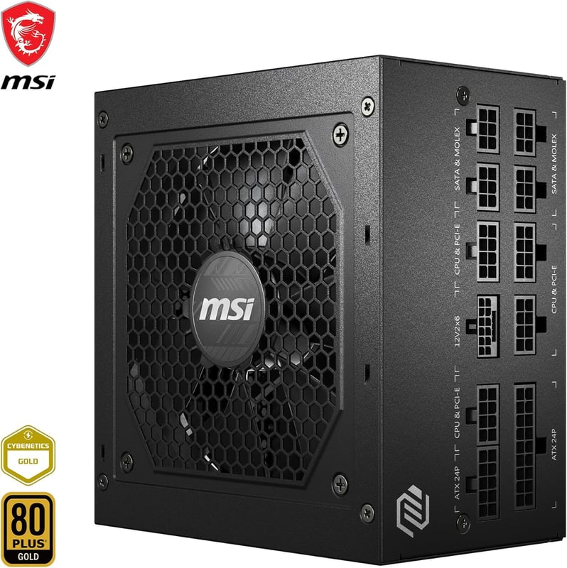 MSI MAG A750GL PCIE5 80 PLUS Gold Full Modular 750W - 3