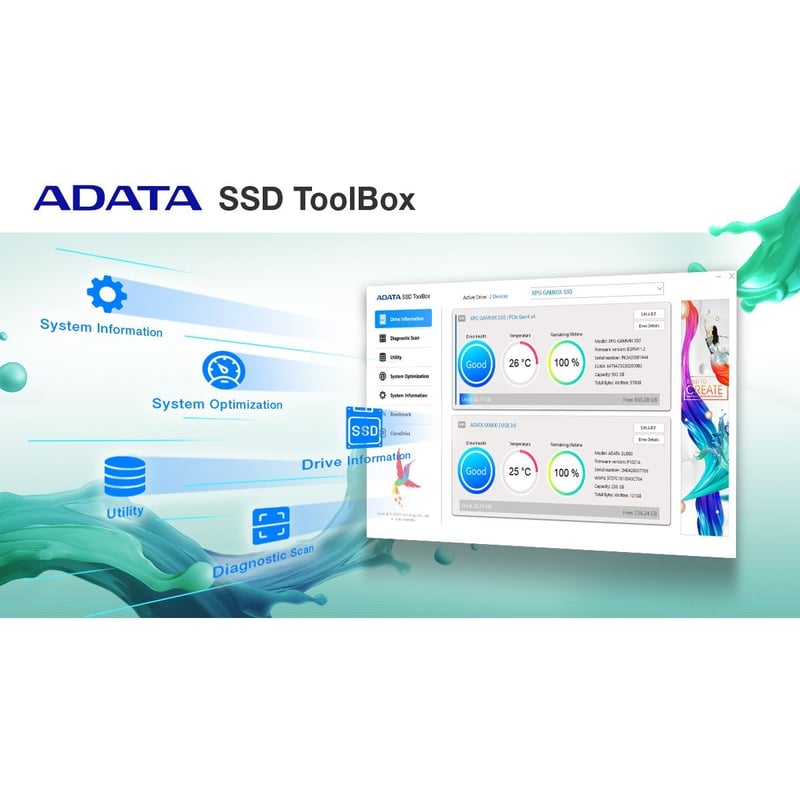 SSD ADATA Legend 960 1TB NVMe M.2 داخلي - 10