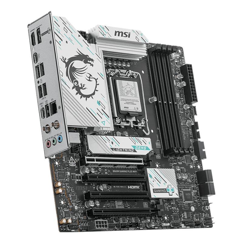 لوحة أم ام اس اي MSI B860M GAMING PLUS WIFI بمقبس LGA 1851 ودعم ذاكرة DDR5 بحجم mATX - 6