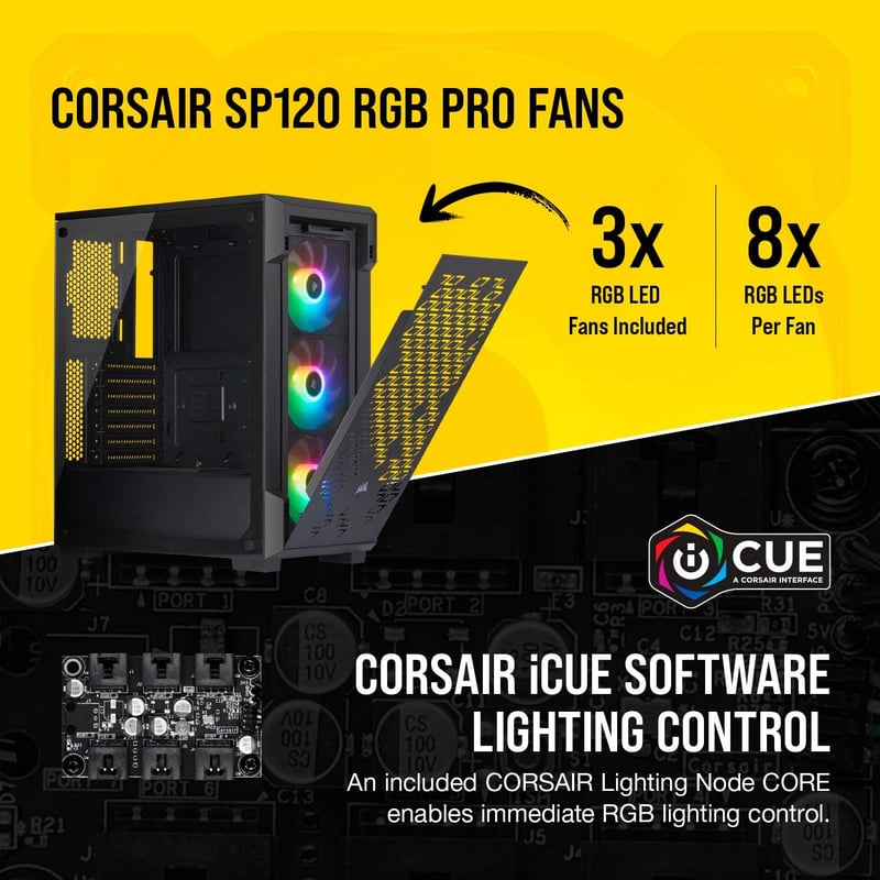 Corsair iCUE 220T RGB Airflow Mid-Tower ATX Case Black - 4