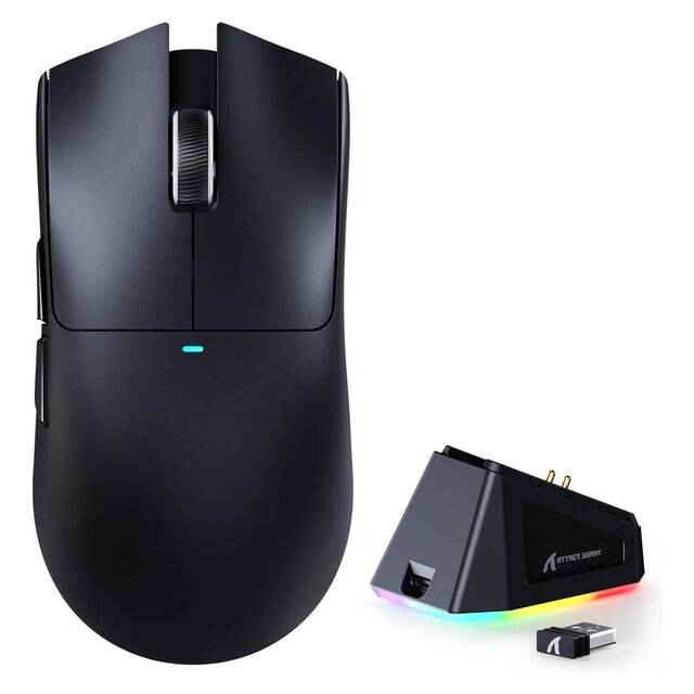 Attack Shark X11 Ultra 8K Wireless Mouse (Black) - 1