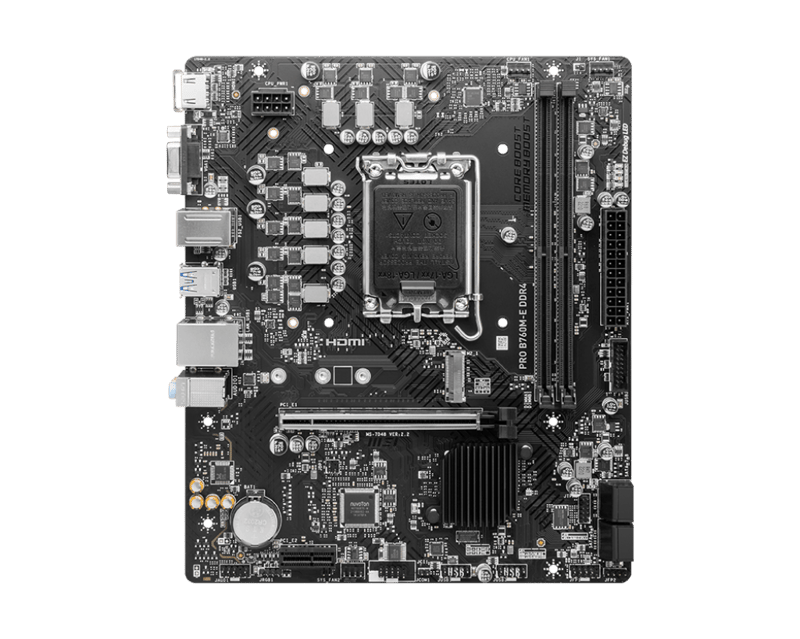 لوحة أم MSI PRO B760 Micro-ATX LGA1700 DDR4 - 6