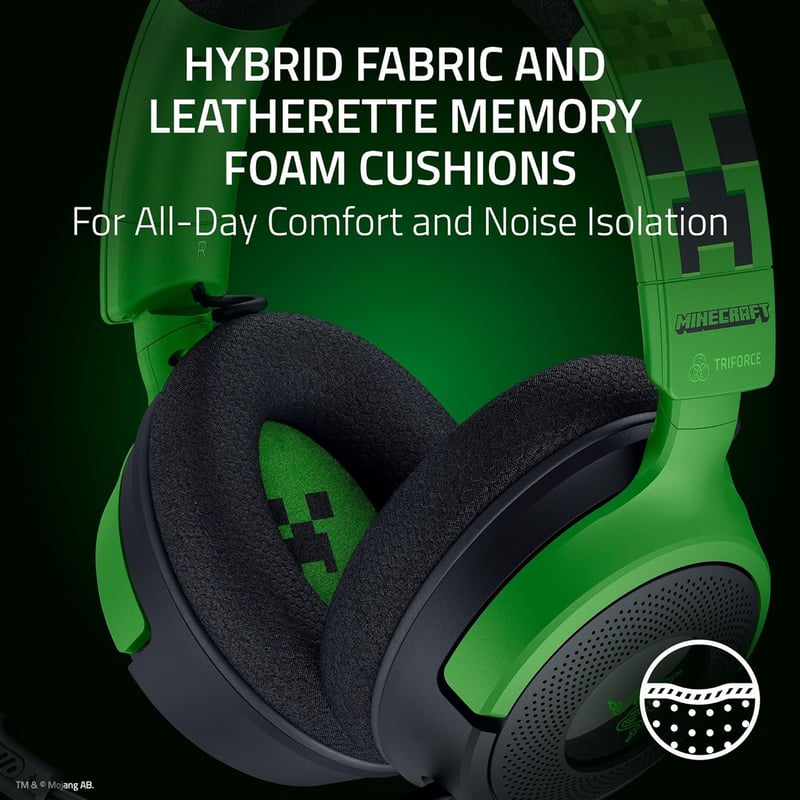 سماعات Razer Kraken V4 X 40mm 7.1 Surround USB مع ميكروفون - 18