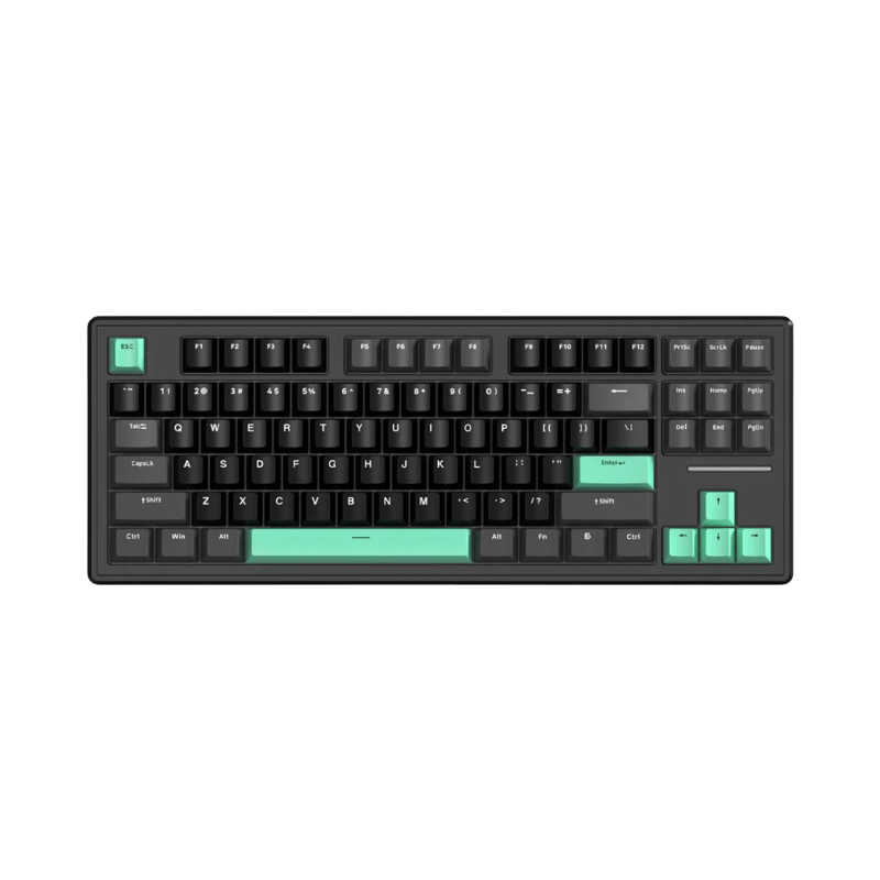 Attack Shark M87 Wireless Mechanical Keyboard 75% Black Green - 9