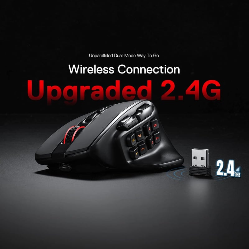 Redragon M811 RGB Gaming Mouse 12400 DPI Wired Black - 3