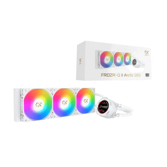 Xigmatek Frozr-O II Arctic 360 AIO Liquid Cooler 360mm White - 9