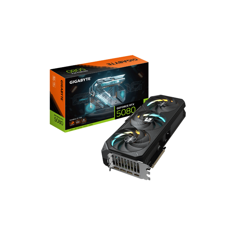 كارت شاشة Gigabyte Gaming GeForce RTX 5080 16GB GDDR7 OC Edition - 1