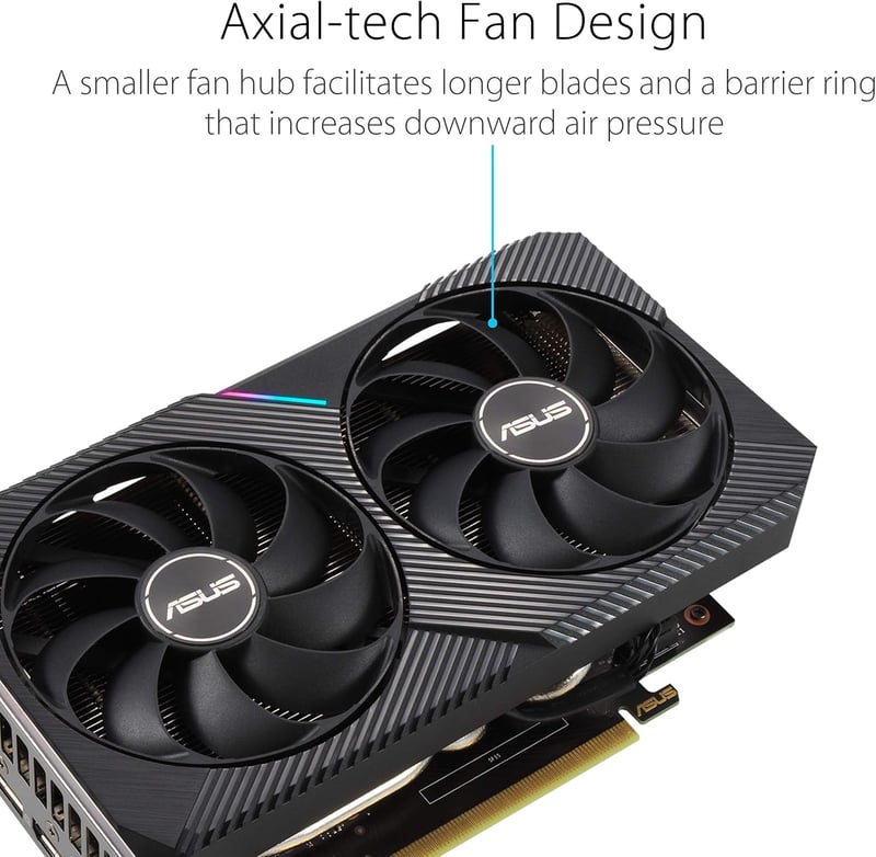 كارت شاشة ASUS Dual GeForce RTX 3060 12GB GDDR6 - 5