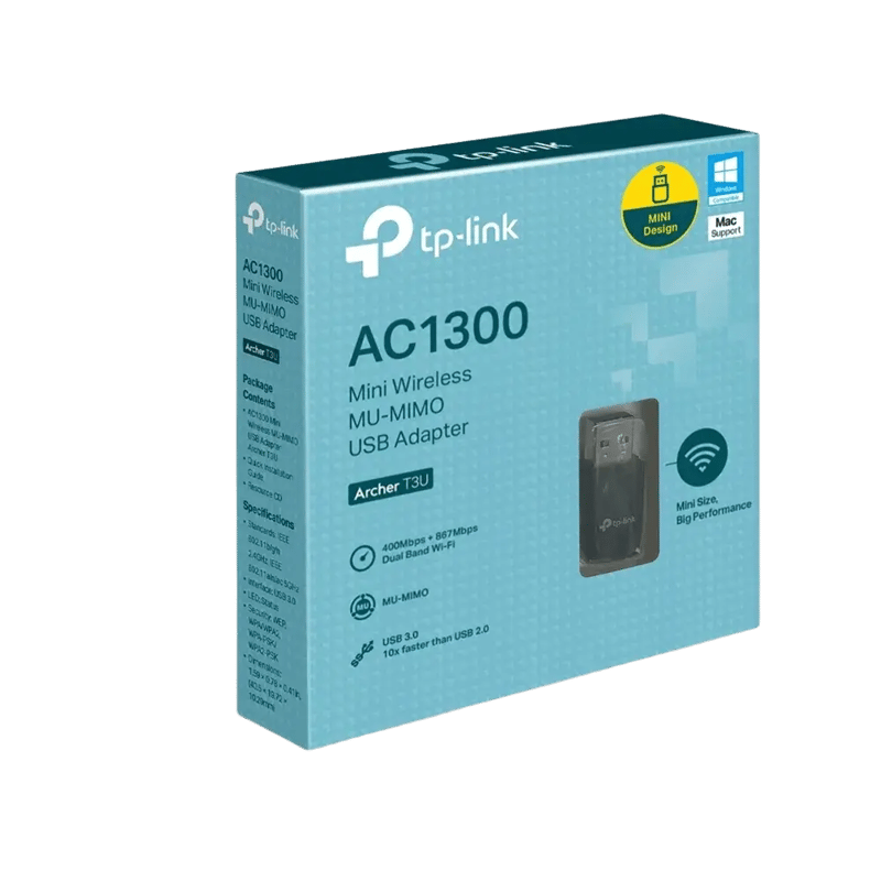 محول USB TP-Link Archer T3U Plus AC1300 USB-A - 4