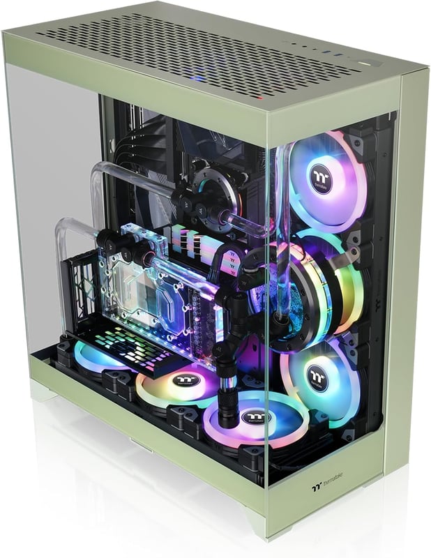Thermaltake CTE E550 TG Mid-Tower ATX Case Matcha Green Tempered Glass - 7
