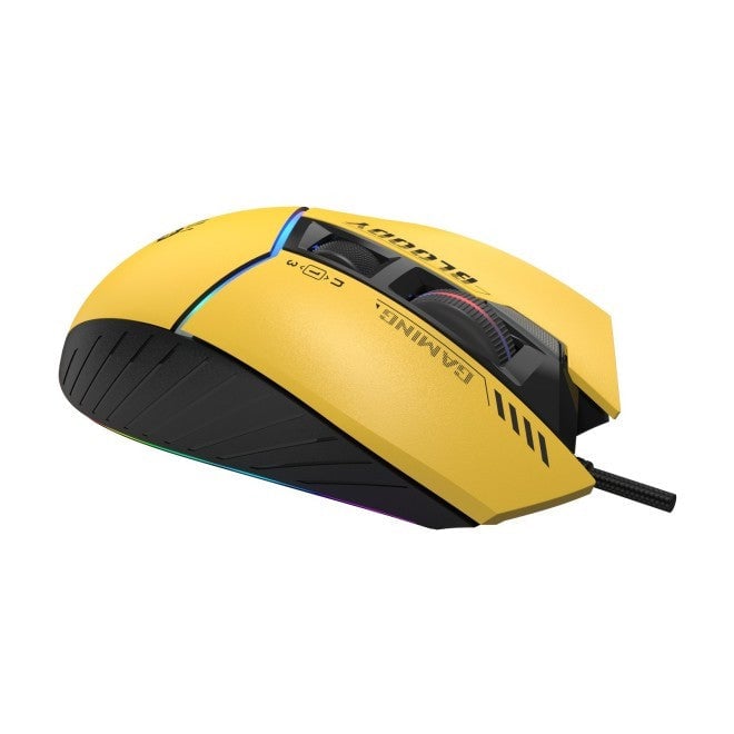 ماوس Bloody W95 Max Sports 12000 DPI سلكي RGB أصفر - 16