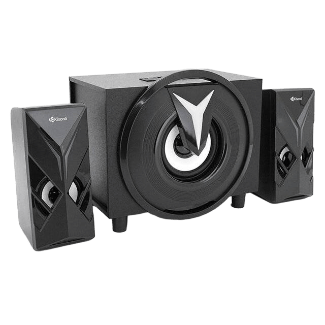Kisonli 1000U 2.1 16W RGB Speakers - 4