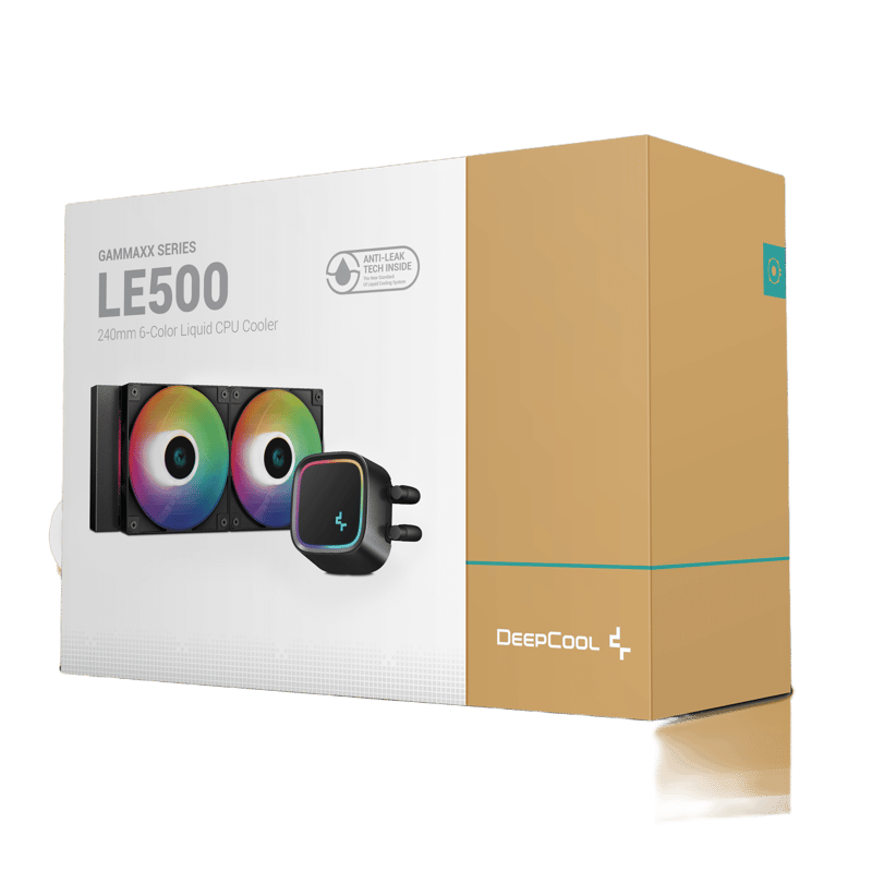 DeepCool LE500 240mm AIO Liquid CPU Cooler - 9