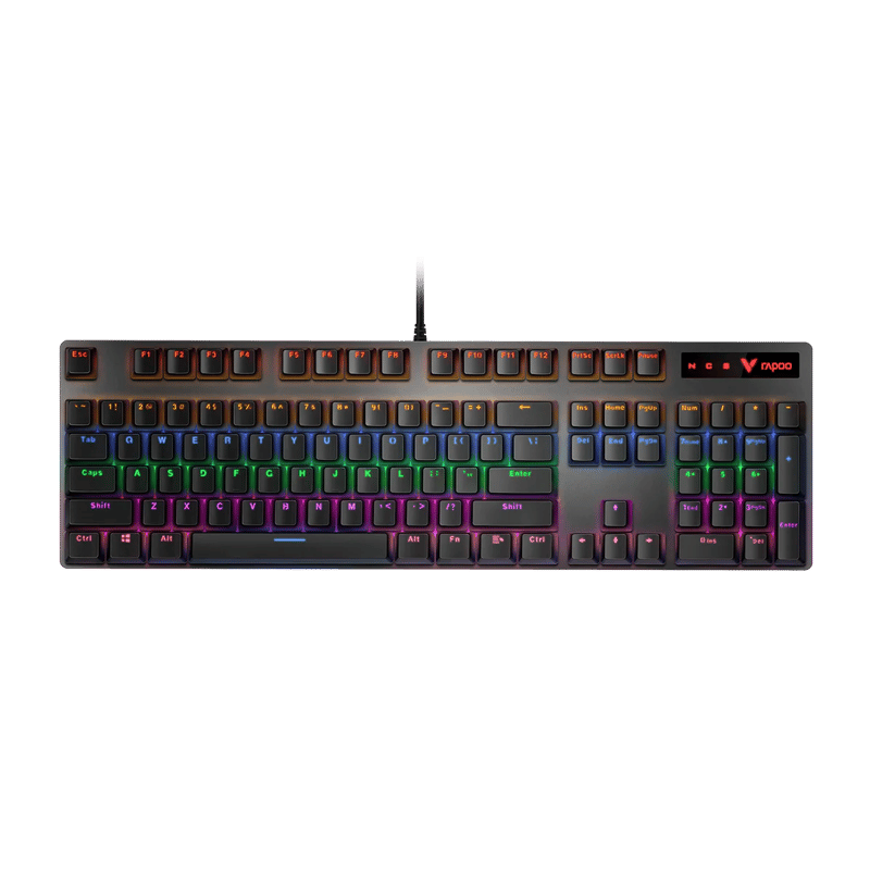 كيبورد Rapoo V500 Pro Full-Size ميكانيكي سلكي RGB - 2