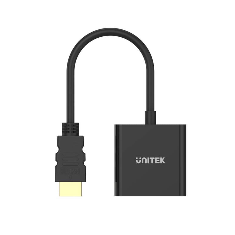 محول UNITEK HDMI إلى VGA أسود - 4