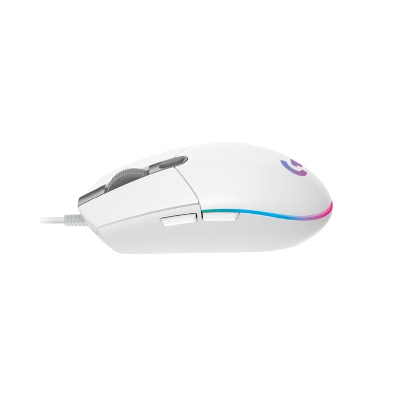 ماوس Logitech G203 8000 DPI سلكي RGB 6 أزرار أبيض - 5