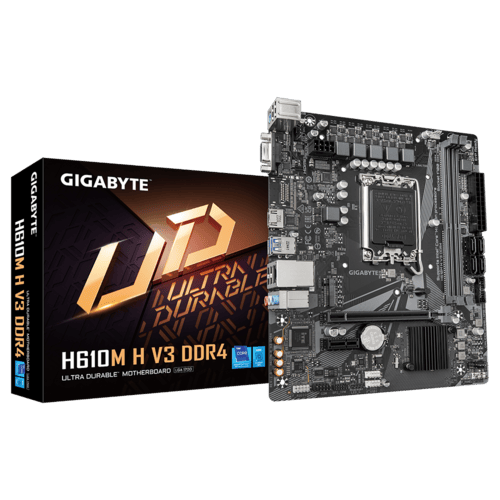 لوحة أم Gigabyte H610M H Intel H610 LGA1700 Micro-ATX DDR4 - 1