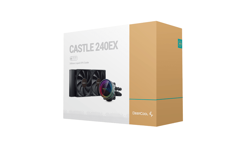 DeepCool Castle 240EX AIO 240mm Liquid Cooler - 10