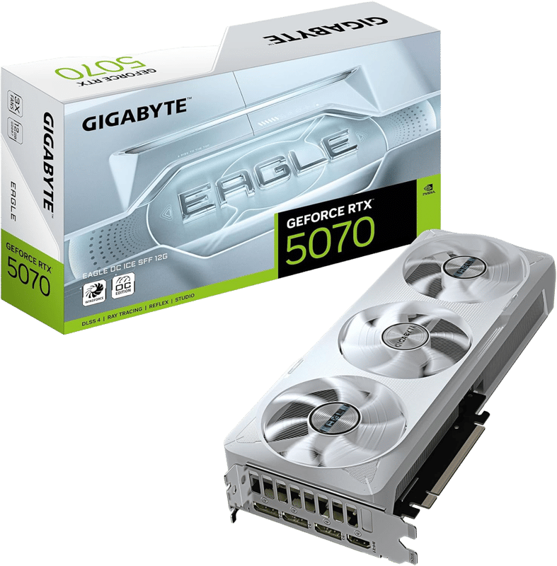 Gigabyte Eagle GeForce RTX 5070 12GB GDDR7 OC ICE White - 8