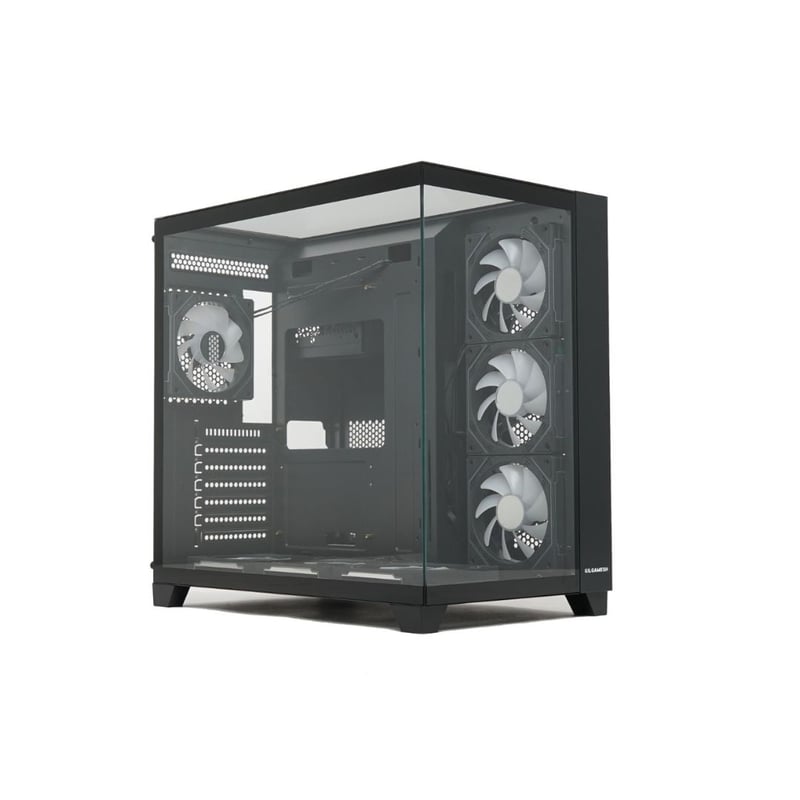 RAPTOR Gilgamesh C712 Mid-Tower ATX Case Black Tempered Glass - 3