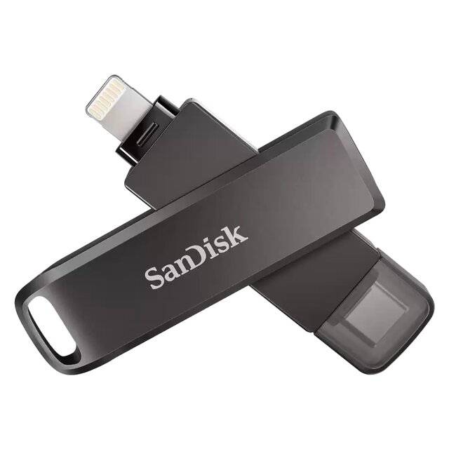 SanDisk Phone Drive 256GB USB-C & Lightning Flash Drive - 5