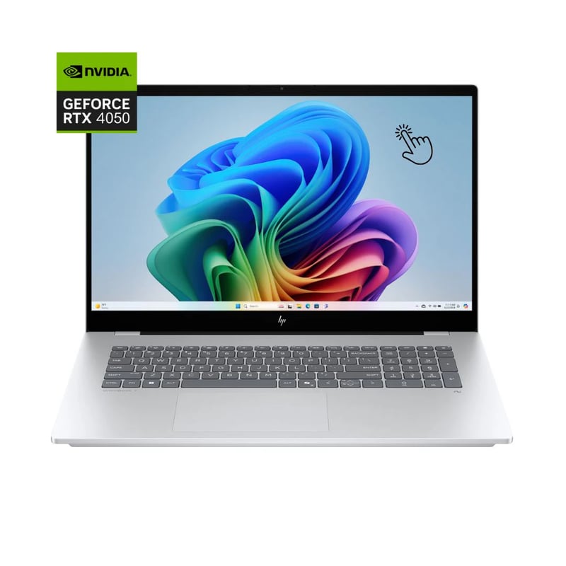 HP OmniBook 7 AI 17T-DC000 - Ultra 7-258V, 32GB RAM, 1TB SSD, RTX 4050 6GB, 17.3" FHD IPS Touch, Silver - 2
