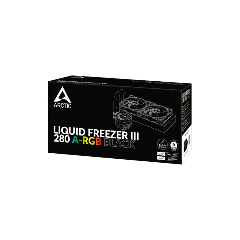 مبرد Arctic Liquid Freezer III 280mm AIO سائل ARGB أسود - 6