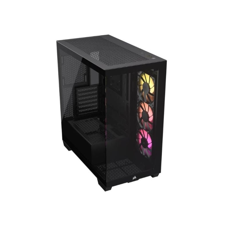 Corsair 3500X Mid-Tower ATX Case Black ARGB Tempered Glass - 6