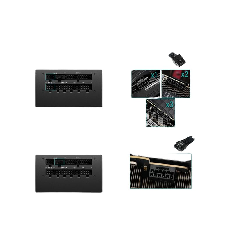 Segotep GM850W 850W 80+ Gold Fully Modular PSU - 3