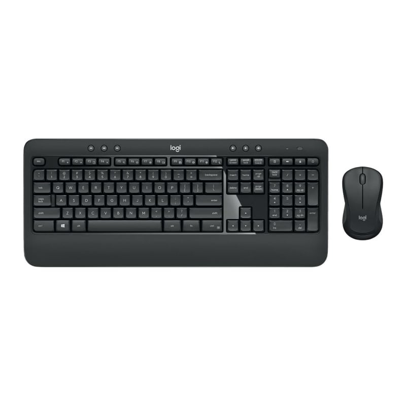 كيبورد Logitech MK540 Full-Size لاسلكي أسود - 1