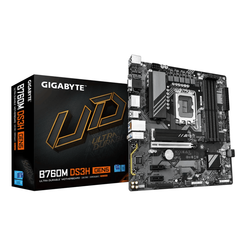 لوحة أم Gigabyte B760M-DS3H B760 LGA1700 Micro-ATX - 1