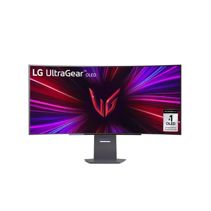 شاشة LG UltraGear 45GS95QE-B 45″ 3440x1440 240Hz OLED 800R منحني - 1